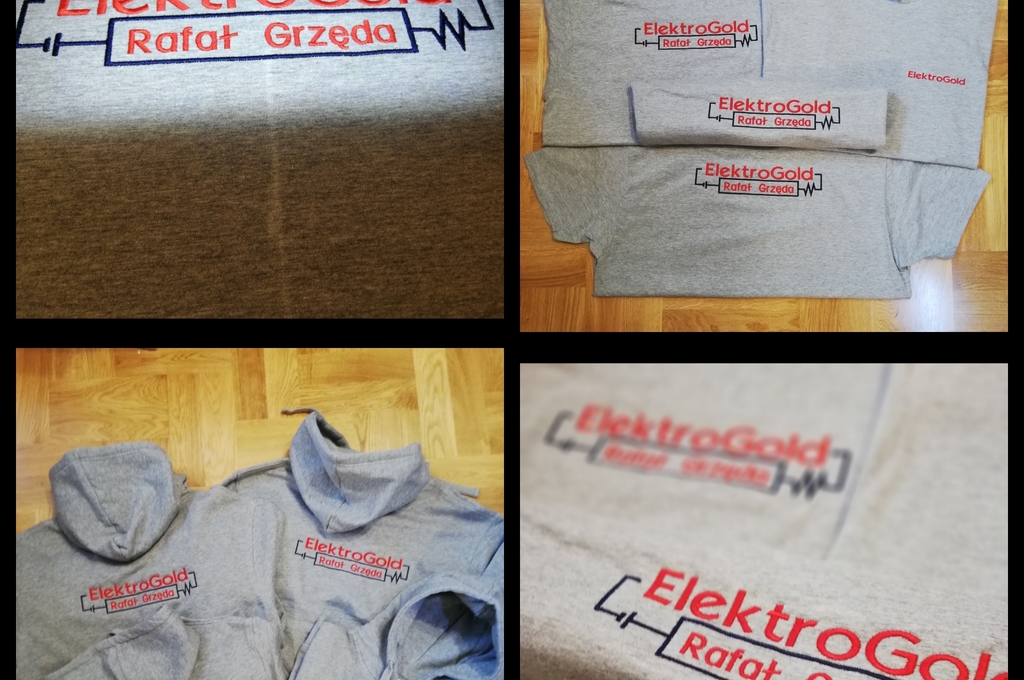 Koszulki oraz bluzy dla firmy ElektroGold