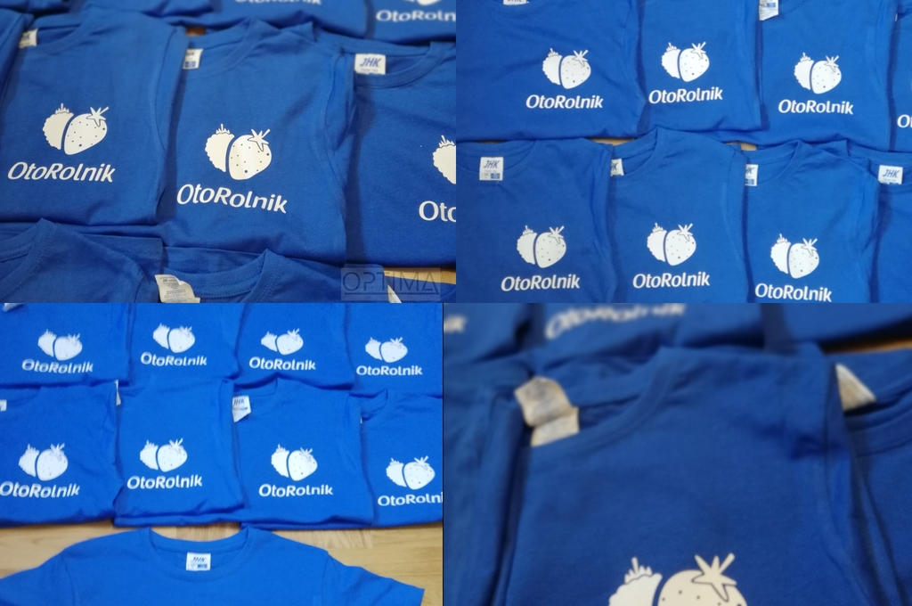 Dziecięce koszulki z logo Firmy OtoRolnik